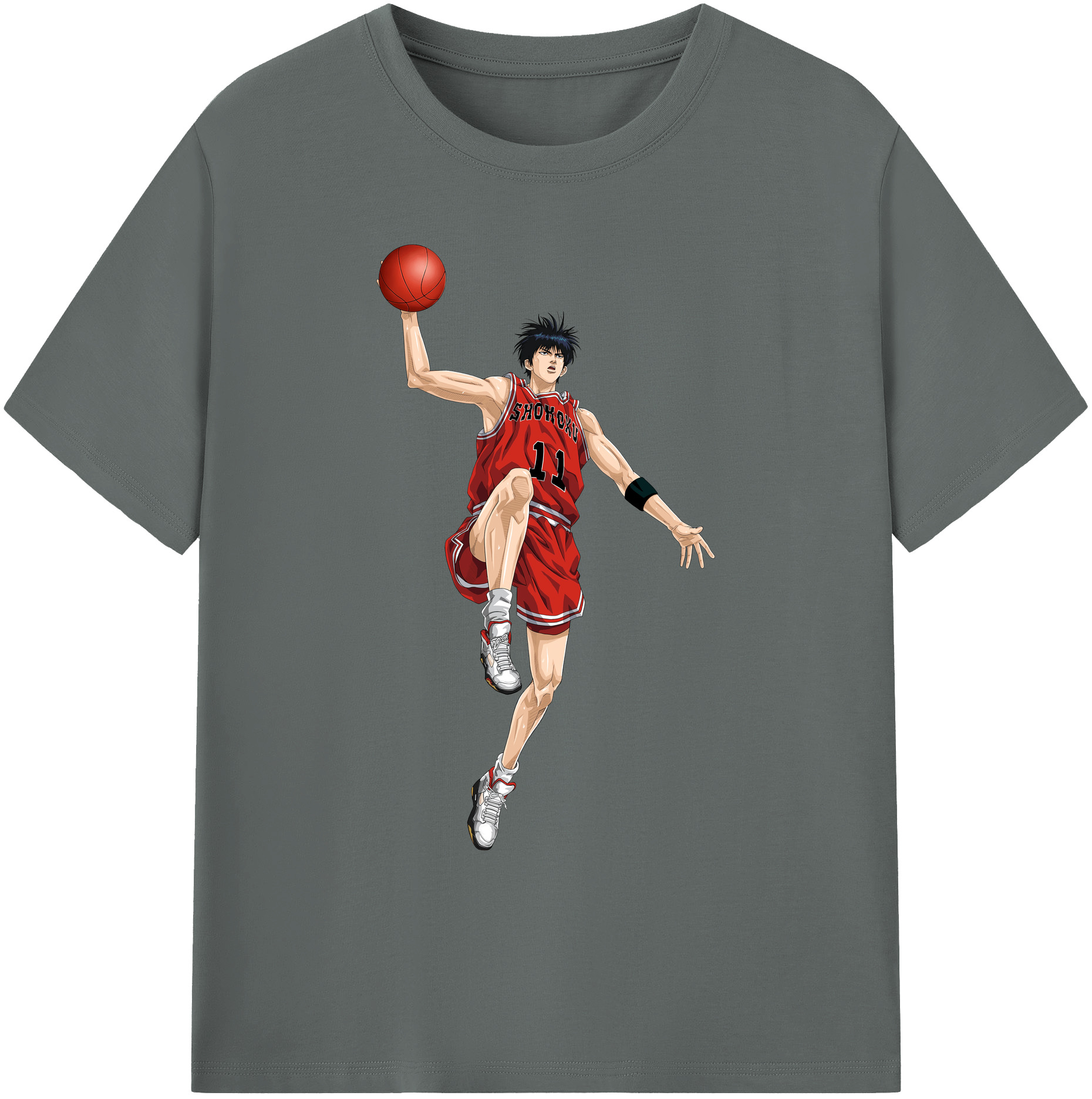 （画像用） SLAM DUNK／スラムダンク 綿100％ メンズ半袖Tシャツ｜肌触りやわらか＆通気性